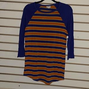 Blue/orange baseball ⚾️ tee